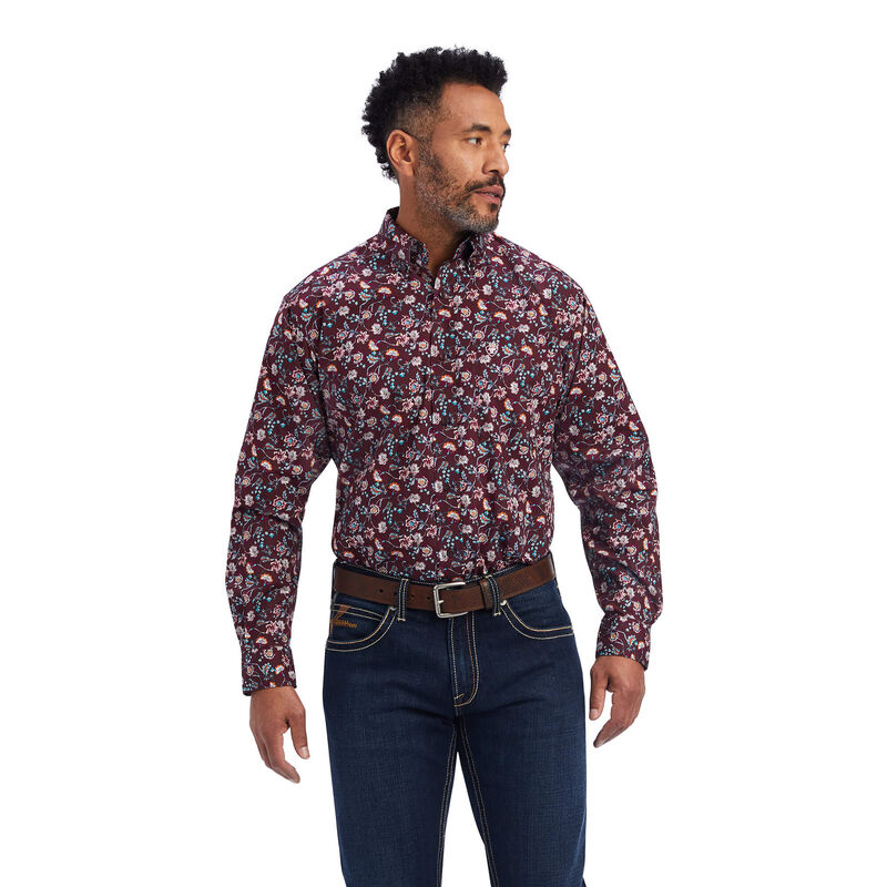 Camisas Ariat Flannery Classic Fit Multicolor Hombre - Chile 549-YOAMDU